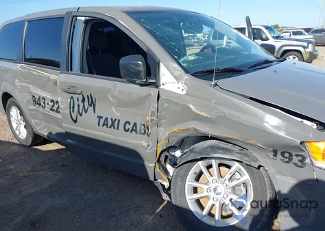 2015 Dodge Grand Caravan American Value Pkg из США, поврежденный, VIN 2C4RDGBG9FR643850